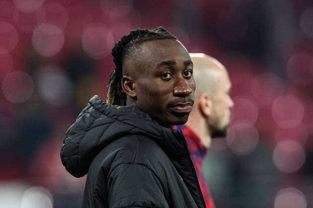 Yan Diomande RB Leipzig,49 1 Soccer Bundesliga Season 2025 2026 Point Match RB Leipzig vs 1 FC Union Berlin at the Red Bull Arena in Leipzig Soccer,Germany,Man,Men,24 04 2026