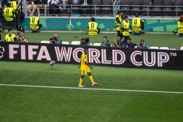 Soccer, Men, FIFA World Cup 2026 in Mexico, Canada and USA, Opening match in Mexico City Group A, 1 Matchday , Mexico South Africa, Sphephelo Sithole South Africa , 11 06 2026, Copyright: xMatthiasxKochx