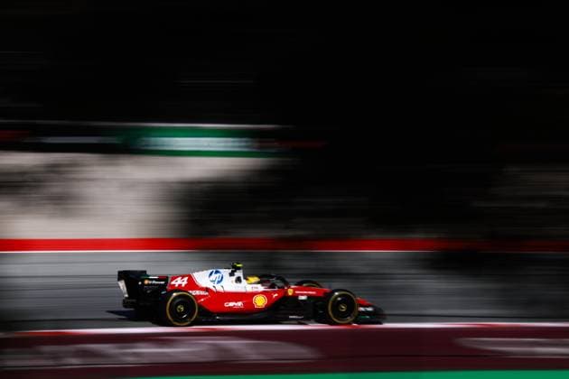 44 HAMILTON Lewis gbr , Scuderia Ferrari SF 26, action during the Formula 1 Barcelona Catalunya Grand Prix 2026, 7th round of the 2026 Formula One World Championship from June 12 to 14, 2026 on the Circuit de Barcelona Catalunya, in Montmelo, Spain Photo Hoch Zwei Montmelo Spain