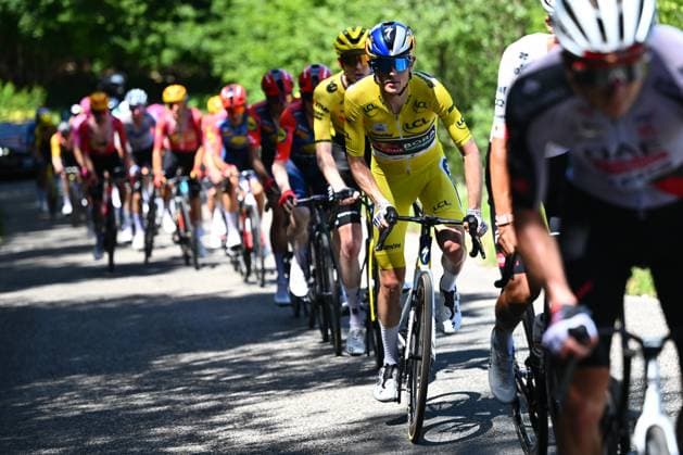 Tour Auvergne - Rhone-Alpes 2026 Stage 7 GRAND COLOMBIER, FRANCE - JUNE 13 : Tuckwell Luke (AUS) of Red Bull BORA Hansgrohe during stage 7 of the 78th edition of Tour Auvergne - Rhone-Alpes an UCI World Tour 2.UWT cycling road race stage for Men Elite of 133.6 km with start in La Bridoire and finish in Grand Colombier on June 13, 2026 in Grand Colombier, France, 13 06 2026 ( Motordriver Guy De Vuyst - Grand Colombier France  Copyright: xVincentxKalutx