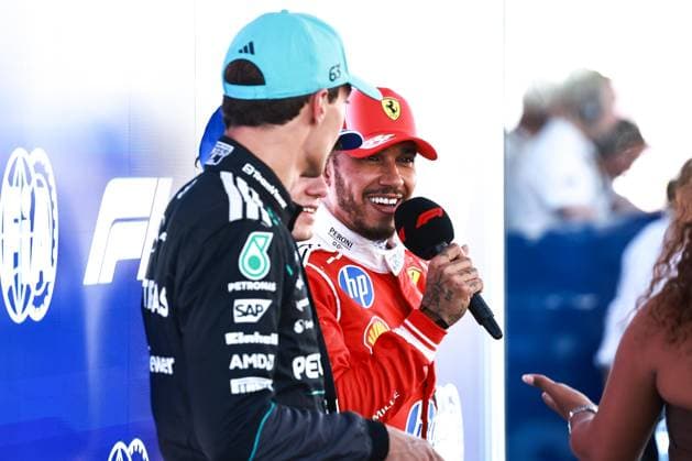 HAMILTON Lewis gbr , Scuderia Ferrari SF 26, portrait during the Formula 1 Barcelona Catalunya Grand Prix 2026, 7th round of the 2026 Formula One World Championship from June 12 to 14, 2026 on the Circuit de Barcelona Catalunya, in Montmelo, Spain Photo Hoch Zwei Montmelo Spain