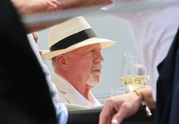 14 06 2026, Boss Open 2026, ATP Tour 250 Stuttgart, TTC Weissenhof, Tennis, Sport, in the picture Boris Becker as guest at BOSS Open 2026