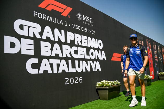 F1 Grand Prix of Barcelona-Catalunya Isack Hadjar of Team Oracle Red Bull Racing, Red Bull Ford RB22, in the paddock during the FIA Formula One World Championship, WM, Weltmeisterschaft GP di F1 di Barcellona-Catalogna 2026 in Barcelona, Spain, on June 14, 2026. Barcellona Spain  Copyright: xLucaxBarsalix originalFilename:barsali-notitle260614_nptR0.jpg