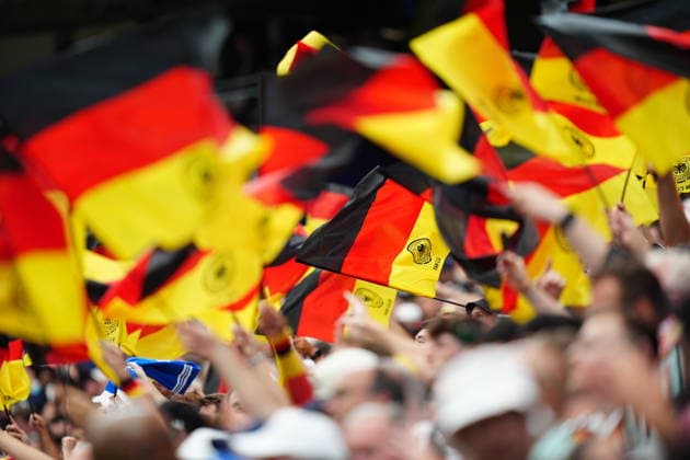 Germany v Curacao - FIFA World Cup, WM, Weltmeisterschaft, Fussball 2026 - Group E HOUSTON, UNITED STATES - JUNE 14: Germany fans wave flags during the 2026 FIFA World Cup First Stage Group E match between Germany and Curacao at NRG Stadium (Houston Stadium) in Houston, Texas, United States on June 14, 2026. Hakan Akgun Anadolu Texas United States. Editorial use only. Please get in touch for any other usage.  Copyright: x2026xAnadoluxHakanxAkgunx