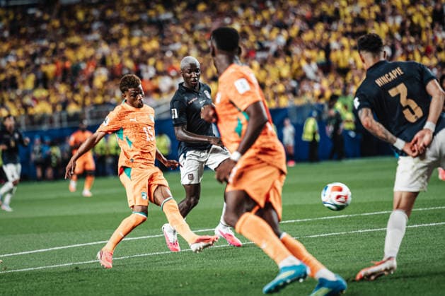 Soccer Men FIFA World Cup 2026 Group E Ivory Coast vs Ecuador 14 06 2026 Goal by Amad Diallo 15, Ivory Coast Philadelphia Philadelphia Stadium Pennsylvania United States of America