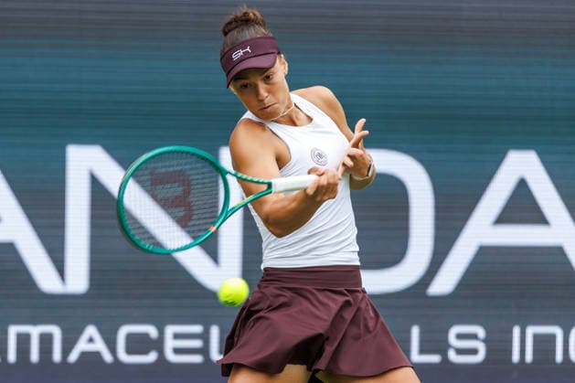Berlin, 15 06 26, Tennis VANDA Pharmaceuticals BERLIN TENNIS OPEN 2026 at Steffi Graf Stadium Women, Singles, T J Brockmann GER vs 11 A Parks USA Tessa Johanna Brockmann Germany returns a ball VANDA Pharmaceuticals BERLIN TENNIS OPEN 2026