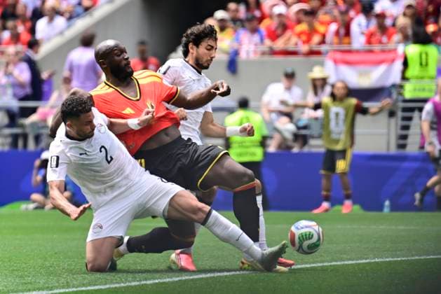 Belgium vs Egypt - 2026 FIFA World Cup, WM, Weltmeisterschaft, Fussball SEATTLE, USA - JUNE 15 : Lukaku Romelu forward of Belgium scoring a goal (1-1) during the FIFA World Cup 2026 Group G match between Belgium and Egypt at the Lumen Field stadium on June 15, 2026 in Seattle, USA, 15 06 2026 Seattle United States of America  Copyright: xJanxDexMeuleneirx