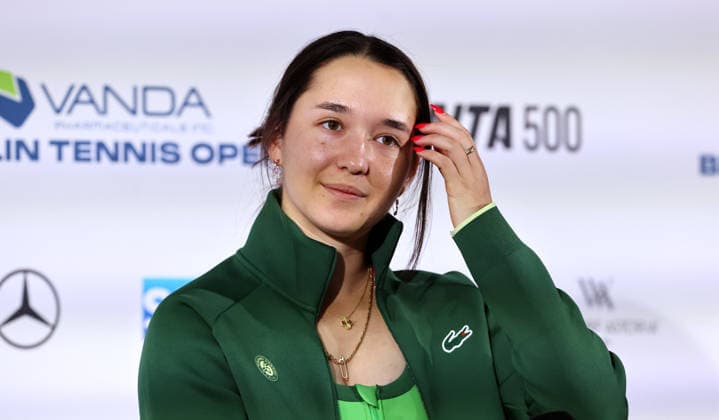 Eva Lys (GER) at a press conference