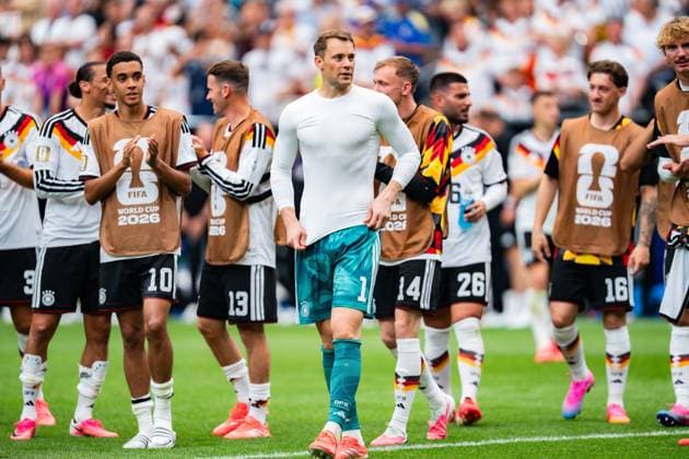 2026 FIFA World Cup, Group E, Match 1, Germany vs. Curaçao, June 14, 2026, at NRG Stadium in Houston, Texas. Celebrations after the final whistle Copyright: xBahhoxKarax