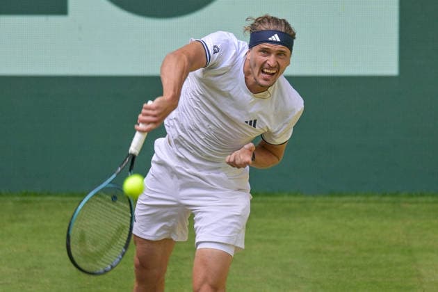 Alexander Zverev GER June 18, 2026 ¢ Tennis ¢ TERRA WORTMANN OPEN ¢ ATP 500, heristo arena Halle Westfalen, TERRA WORTMANN OPEN, North Rhine-Westphalia, Germany,detected_source_language Copyright: xpepphotox xPeterxEppingerx pep00321, pep_20260618_hm_374888