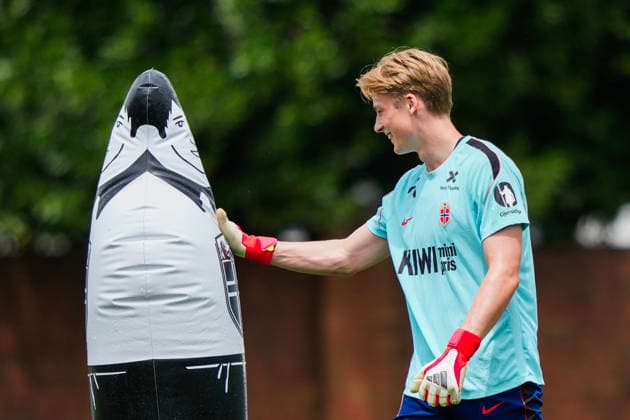 2026 World Cup in Greensboro, USA 20260619 Norway’s Sander Tangvik during a training session with the Norwegian men’s national soccer team at the University of North Carolina Greensboro (UNCG). Photo  Copyright: xFredrikxVarfjellx xNTBx