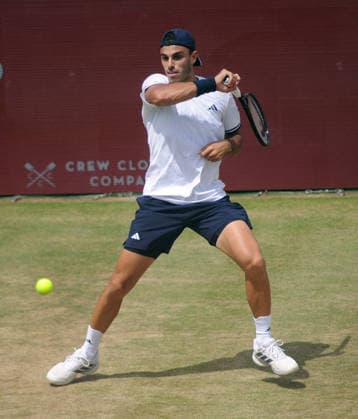 Tennis - HSBC Queen™s Club Championships - Men s ATP, Tennis Herren Tour 500 Tournament - Queen™s Club, London - Saturday 20th June 2026 Men™s Singles Semi Final, Andy Murray Arena: Brandon Nakashima (USA) vs. Francisco Cerundolo (ARG) Francisco Cerundolo