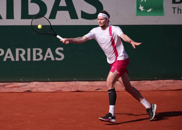 Alexander Bublik, Mens Singles, 2026 French Open (Roland Garros), Paris, France, May 26, 2026,detected_source_language Copyright: xJuergenxHasenkopfx