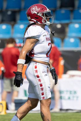 EFA European Football Alliance Frankfurt Galaxy Prague Lions, June 21, 2026 William Patterson Prague Lions 2, Cutout, Portrait, Frankfurt Galaxy Prague Lions, Frankfurt, PSD Bank Arena, June 21, 2026,detected_source_language Copyright: xBEAUTIFULxSPORTS Gawlikx