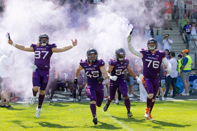 EFA European Football Alliance Frankfurt Galaxy vs. Prague Lions, June 21, 2026 Leander Strathmann (Frankfurt Galaxy 97) Simeon Gabriel (Frankfurt Galaxy 45) Dominique Mambo (Frankfurt Galaxy 54) Kai Wullbrandt (Frankfurt Galaxy 76), Frankfurt Galaxy vs. Prague Lions, Frankfurt, PSD Bank Arena, June 21, 2026,detected_source_language Copyright: xBEAUTIFULxSPORTS Gawlikx