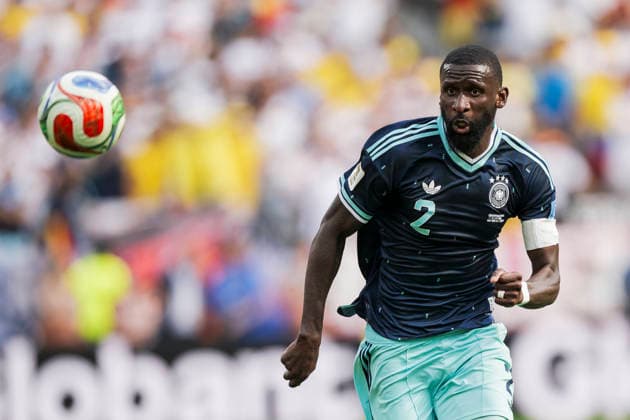 Ecuador v Germany - FIFA World Cup, WM, Weltmeisterschaft, Fussball 2026 Antonio Rudiger of Germany in action during the FIFA World Cup 2026 Group E football match between Ecuador and Germany. Ecuador won 2-1 over Germany. East Rutherford United States Copyright: xNicolòxCampox