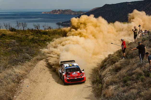 IPA86117661 - ,Driver Oliver Solber and co-driver Elliott Edmondson of the Toyota Gazoo Racing WRT team are driving the Toyota GR Yaris Rally1. They are taking part in the shakedown during the FIA World Rally Championship WRC, Motorsport Rallye, WM EKO Acropolis Rally Greece 2026 on June 25 in Loutraki, Greece. Copyright: xLucaxBarsali IPAxSportx xx 86117661