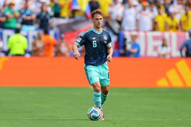 EAST RUTHERFORD, NJ - JUNE 25: Joshua Kimmich 6 of Germany during the FIFA World Cup, WM, Weltmeisterschaft, Fussball 2026 Group E Match between Germany and Ecuador on June 25, 2026 at New York New Jersey Stadium in East Rutherford, New Jersey. (Photo by Rich Graessle Icon Sportswire) SOCCER: JUN 25 FIFA World Cup 26 Group E - Ecuador vs Germany EDITORIAL USE ONLY Icon26062527933