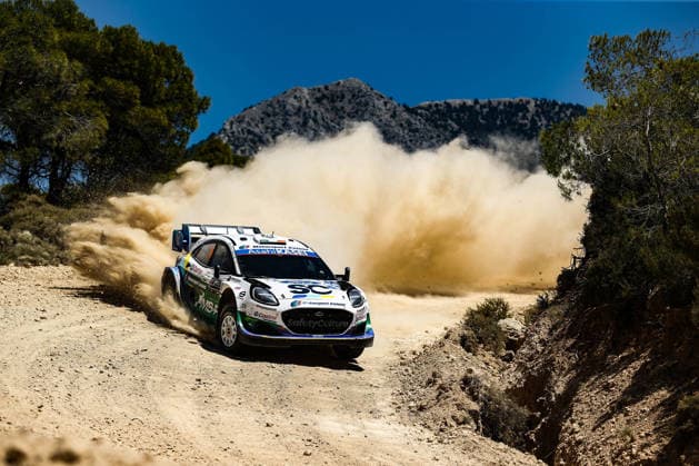 MOTORSPORTS - Rally - WRC, Motorsport Rallye, WM EKO Acropolis Rally Greece Photo by IPA ABACAPRESS.COM86180822 - 95 Jon Armstrong (driver) and Shane Byrne (co-driver) of the M Ford World Rally Team, driving the Ford Puma Rally1, are set to tackle the third day of the race during the FIA World Rally Championship (WRC) EKO Acropolis Rally Greece 2026 on June 28 in Loutraki, Greece Greece Greece  Copyright: xIPAxSport ABACAx
