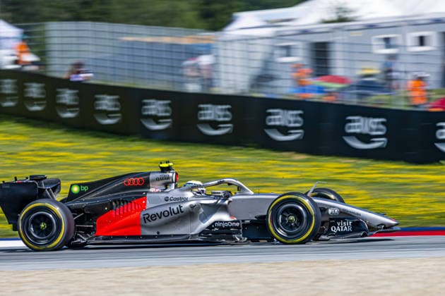 IPA86182919 - (5) Gabriel Bortoleto (BRA) - Audi Revolut F1 Team - Audi AR01 - Audi during the 2026 Formula 1 Rolex Austrian Grand Prix at the Red Bull Ring in Spielberg, Austria. Round 10 of the 2026 FIA Formula One World Championship, WM, Weltmeisterschaft held June 26–28, 2026. The Red Bull Ring in Spielberg, nestled amid the scenic hills of Styria, is one of the shorter circuits on the calendar yet delivers intense wheel-to-wheel racing. During the 2026 Austrian Grand Prix, part of the Formula 1 Championship, on June 28, 2026 Copyright: xEricxLexGalliotx xAlessioxDexMarcox xAvens-images.com AvensImages IPAxSportx xx 86182919