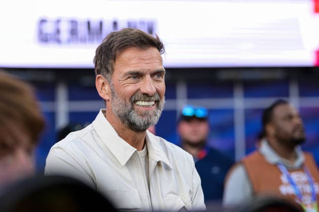 Soccer, 2026 World Cup, 20260629, Germany vs. Paraguay. Pictured: Jürgen Klopp cheering on the team at Foxborough Stadium in Boston, Massachusetts, United States of America Copyright: Passion2Press MarkusxFischerx