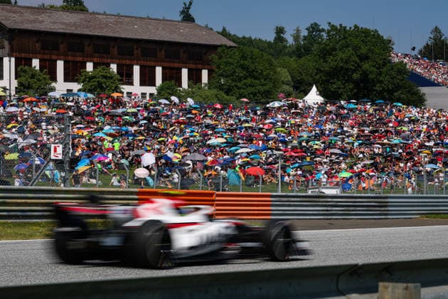 87 BEARMAN Ollie Oliver (GBR), TGR Haas F1 Team VF 26, in action during the 2026 Formula 1 Austrian Grand Prix, the 8th round of the 2026 Formula One World Championship, held June 26–28, 2026, at the Red Bull Ring in Spielberg, Austria. Photo by Eric Alonso, DPPI, Spielberg, Austria
