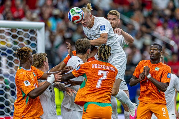 Ivory Coast vs. Norway , - 30.06.2026: IVORY COAST VS. NORWAY - Erling Haaland, during the match between Ivory Coast and Norway, valid for the round of 16 of the 2026 FIFA World Cup, WM, Weltmeisterschaft, Fussball held at AT&T Stadium, in Arlington, Texas, United States, this Tuesday (30). (Photo: Danilo Fernandes Fotoarena) x2975215x DaniloxFernandes