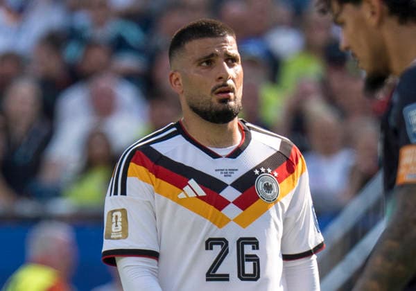 Single image: Deniz Undav (Germany), 26, looking disappointed, sad, frustrated, FIFA World Cup 2026 Germany vs. Paraguay, June 29, 2026, FIFA World Cup 2026 Germany vs. Paraguay, Round of 32 at Boston Stadium in Foxborough, Massachusetts, USA Copyright: HMBxMedia xMarcoxBader