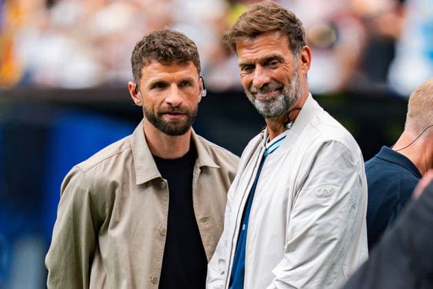 2026 FIFA World Cup, Group E, Match 1, Germany vs. Curaçao, June 14, 2026, at NRG Stadium in Houston, Texas; Jürgen Klopp and Thomas Müller Copyright: xBahhoxKarax