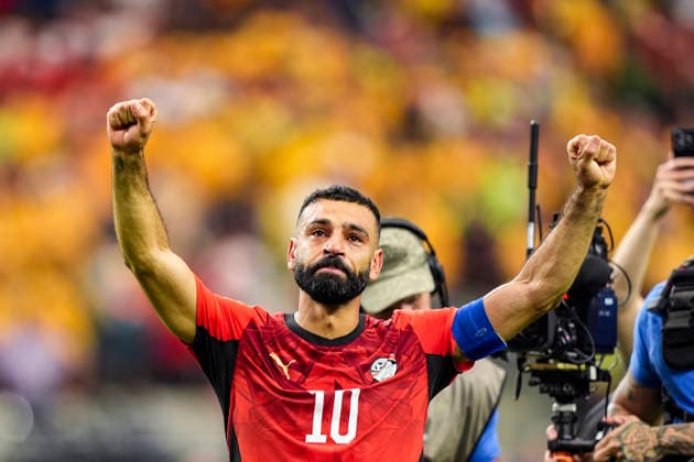 Egypt s Mohamed Salah celebrating emotionally after winning the penalty shootout between Australia and Egypt at the 2026 World Cup, held at Dallas Stadium in Dallas, United States. Richard Callis Fotoarena (Richard Callis SPP) Copyright: xRichardxCallisx xSPPx spp-en-RiCa-2978527