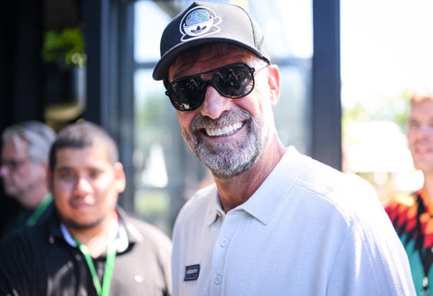 Soccer, 2026 FIFA World Cup, June 24, 2026, Adidas Home of Soccer, Brooklyn Bridge Park, New York, Press Conference: Jürgen Klopp Wearing Sunglasses