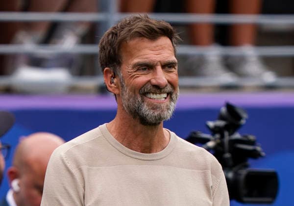 Single image: Jürgen Klopp, TV analyst and former Bundesliga coach, FIFA World Cup 2026: Brazil vs. Norway, July 5, 2026; FIFA World Cup 2026: Brazil vs. Norway, Round of 16, at New York New Jersey Stadium in East Rutherford, New Jersey, USA Copyright: HMBxMedia xMarcoxBader
