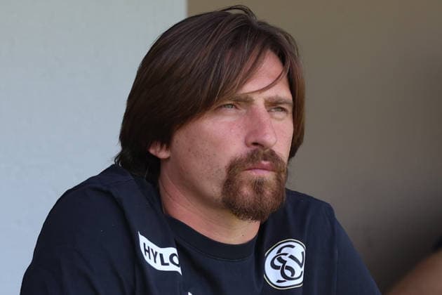 July 11, 2026, xrekx, Soccer Friendly Match, SV Elversberg vs. FC Thun, by Vincent Wagner, Coach of SV 07 Elversberg. DFL and DFB regulations prohibit any use of photographs as image sequences and or quasi-video. Rust