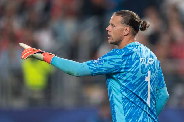 Norway v Senegal: Group I - FIFA World Cup, WM, Weltmeisterschaft, Fussball 2026 EAST RUTHERFORD, NEW JERSEY - JUNE 22: Goalkeeper Orjan Nyland of Norway during the FIFA World Cup 2026 Group I match between Norway and Senegal at New York New Jersey Stadium on June 22, 2026 in East Rutherford, United States. Orjan Nyland East Rutherford New York New Jersey Stadium New Jersey United States Copyright: xVisionhausx 776447882