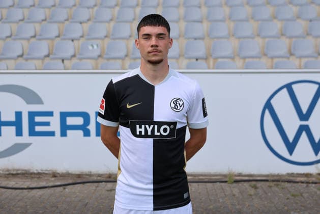 Felix Keidel, SV 07 Elversberg 1, Bundesliga, Photo Shoot 2026–2027, Elversberg Ursapharm Arena at the Kaiserlinde, Saarland, Germany, DEU Copyright: xSebastianxBachx