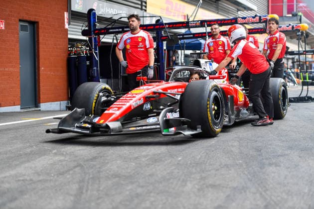 Scuderia Ferrari HP during the Media Day of Formula 1 Belgian Grand Prix 2026 at Circuit de Spa-Francorchamps in Stavelot, Belgium. Round 12 of 24 of the 2026 FIA Formula One World Championship, WM, Weltmeisterschaft held July 17-19, 2026. The legendary Circuit de Spa-Francorchamps in the Ardennes forest features the famous Eau Rouge-Raidillon complex. Formula 1 Belgian Grand Prix 2026 - Round 12 of 24 - Circuit de Spa-Francorchamps, Stavelot, Belgium F1-2026-R12-BEL