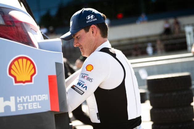 IPA86763235 - Driver Adrien Fourmaux and Co-Driver Alexandre Coria of the Hyundai Shell Mobis World Rally Team, driving the Hyundai i20 N Rally1  Copyright: xLucaxBarsali IPAxSportx xx 86763235
