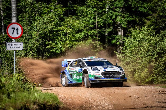 IPA86763240 - 55 Driver Joshua McErlean and Co-Driver Eoin Treacy of the M Ford World Rally Team’s Ford Puma Rally1,They took the lead on the first day of the race during the FIA World Rally Championship WRC, Motorsport Rallye, WM Delfi Rally Estonia 2026 on July 17 in Tartu, Estonia  Copyright: xLucaxBarsali IPAxSportx xx 86763240