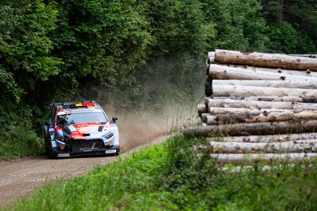 IPA86815162 - Driver Thierry Neuville and co-driver Martijn Wydaeghe of the Hyundai Shell Mobis World Rally Team, driving a Hyundai i20 N Rally1, are set to tackle the third day of the race during the FIA World Rally Championship WRC, Motorsport Rallye, WM Delfi Rally Estonia 2026 on July 19 in Tartu, Estonia.  Copyright: xLucaxBarsali IPAxSportx xx 86815162