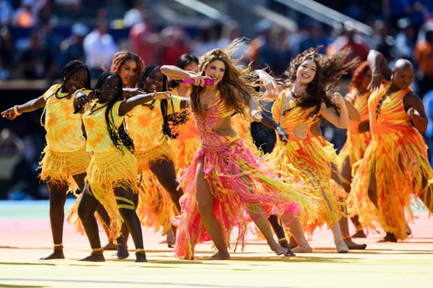 July 19, 2026: Shakira performs during the halftime show at the 2026 FIFA World Cup final soccer match between Spain and Argentina on July 19, 2026 in East Rutherford, New Jersey. Photo by Joel Marklund. BILDBYRAN code JM JM0829 bbeng soccer football soccer World Cup soccer World Cup 2026 FIFA World Cup 2026 final  Copyright: JOELxMARKLUND BB260719JM056