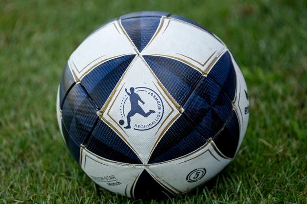 An Erima Senzor Star Match ball from the Regionalliga Südwest lies on the field, displaying the league logo; league logo, official match ball, symbolic photo, symbolic image, symbol, isolated image, single image, single photo, July 21, 2026, Eppelheim, Germany, soccer, friendly match, ASV Eppelheim vs. SV Sandhausen, July 21, 2026, Eppelheim, Germany, soccer, friendly match, ASV Eppelheim vs. SV Sandhausen, DFB and DFL regulations prohibit any use of photographs as image sequences and or quasi-video xozx