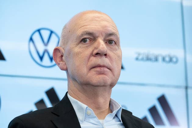 Bernd NEUENDORF GER, DFB President Portrait, Portrait, Cropped Single Image, Single Subject, DFB press conference to introduce Jürgen Klopp as the new national soccer team coach, DFB Campus in Frankfurt on July 24, 2026 Â