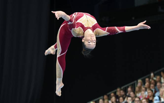 July 24, 2026, xhbx, 2026 German Gymnastics Championships Finals, Women’s All-Around, Pauline Schäfer Betz on the balance beam. DFL and DFB regulations prohibit any use of photographs as image sequences and or quasi-video. Hanover