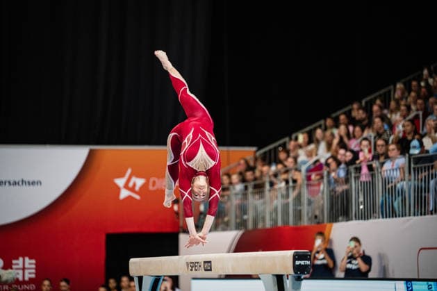 2026 Artistic Gymnastics Finals, July 24, 2026, Paulina Schäfer Betz, Balance Beam; 2026 Artistic Gymnastics Finals on July 24, 2026, at the ZAG Arena, Hanover Copyright: xBEAUTIFULxSPORTS Tonhäuserx