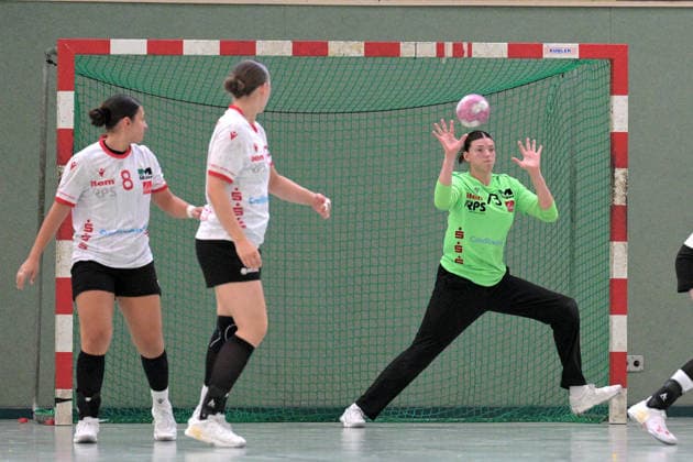 Liv Stine Eckardt, HSV Solingen Graefrath, No. 73 in goal: TusSies Metzingen vs. HSG Solingen Graefrath, Handball, preseason, exhibition game, 2026–2027 season, July 24, 2026, TusSies Metzingen vs. HSG Solingen Graefrath, Handball, Preseason, Friendly, 2026–2027 Season, July 24, 2026, Oeschhalle Copyright: xEibner-Pressefotox EP_TBR