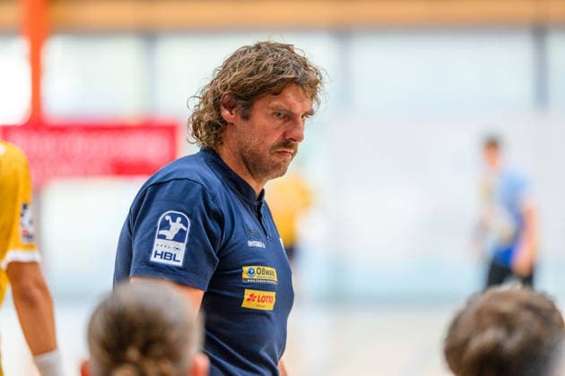 Sebastian Hinze, ThSV Eisenach, Coach (GER), ThSV Eisenach vs. HSC 2000 Coburg, 1st Opel Handball Bundesliga, Handball, Friendly Match, 2026–2027 Season, July 24, 2026 (GER), ThSV Eisenach vs. HSC 2000 Coburg, 1st Opel Handball Bundesliga, Handball, Friendly, 2026–2027 season, July 24, 2026, Meiningen Copyright: xMartinxHerbstx
