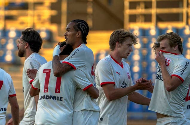 Germany Soccer Friendly Matches 2026–2027, Friendly Match: Eintracht Braunschweig vs. Southampton FC at Eintracht Stadium Braunschweig—Goals and Goal Celebrations: Damion Downs (Southampton FC), 42; Flynn Downes (Southampton FC), 4; Braunschweig Copyright: xAymanxAlahmedx