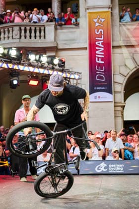 THE FINALS 2026 BMX Flatland Finals on July 25, 2026, Kevin Nikulski, Hanover New City Hall, Lower Saxony, Germany