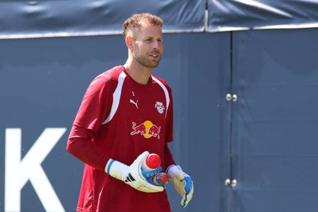 Friendly Match: RB Leipzig vs. FC Ingolstadt 04, July 25, 2026; Goalkeeper Peter Gulacsi 1; RB Leipzig Soccer; 2026–2027 Preseason; Friendly Match: RB Leipzig (1. Bundesliga) vs. FC Ingolstadt 04 (3. Liga) on July 25, 2026, at the RB Training Center on Cottaweg Copyright: xBEAUTIFULxSPORTS JanxKaeferx