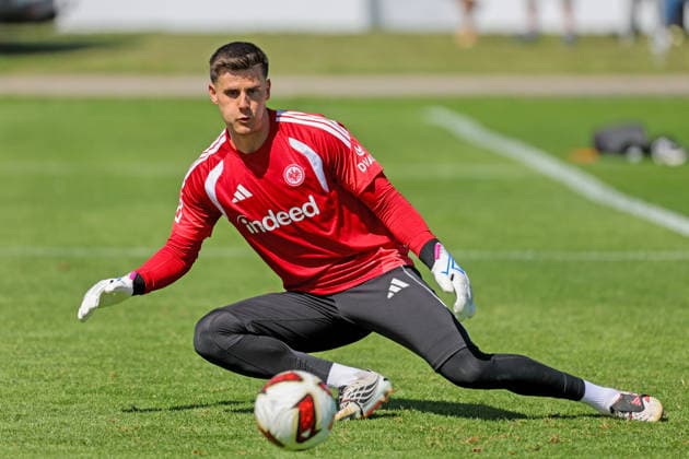 Soccer 1st Division Training Camp: Eintracht Frankfurt in Grassau, July 24, 2026, Michael Zetterer,